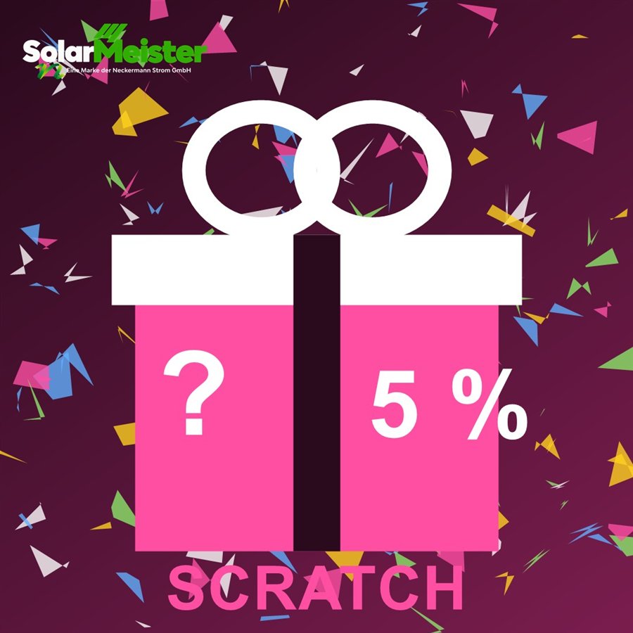 SolarMeister logo Scratch and join card