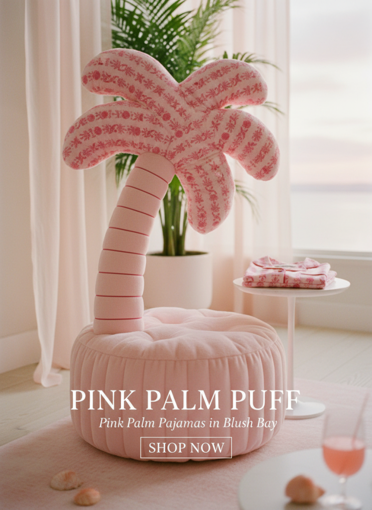 Pink Palm Pajamas in Blush Bay- (65)